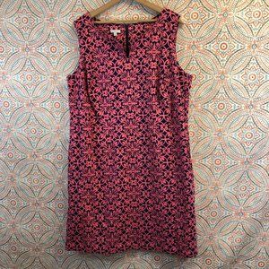 Talbots | Percale Cotton Ornate Pattern Dress